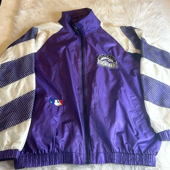 Vintage Colorado Rockies Pro Player jacket 90’s Mens XL - Picture 2 of 11